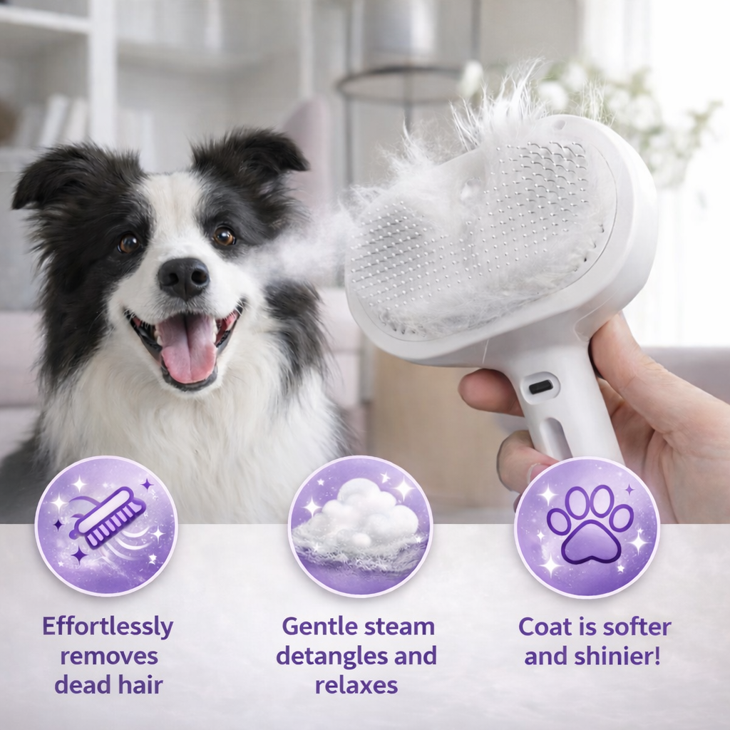 SilkSpray Brush™ Cepillo mascota 3 en 1